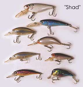 <STRONG>�������</STRONG> ��������� Shad ���� Yo-Zuri, Cotton Cordell, Ugly Duckling, Sure Catch