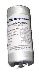 Нить 0,80 мм-210 d/12 (93,5т*3) 100 г, цвет белый ; Цена 97.5 рублей Нить 0,80 мм-210 d/12 (93,5т*3) 100 г, цвет белый
