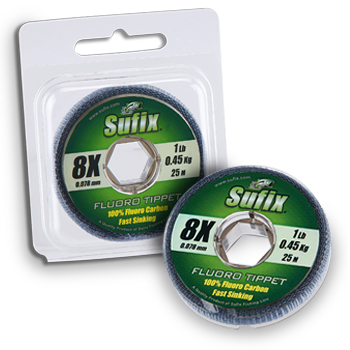 ����� Sufix Fluoro Tippet Clear 25 � 0.295 �� (��������� �������� 4,5 ��, 10 LB)